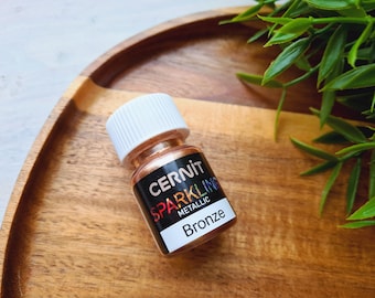 Pigment powder Cernit, metallic, bronze, 3 g