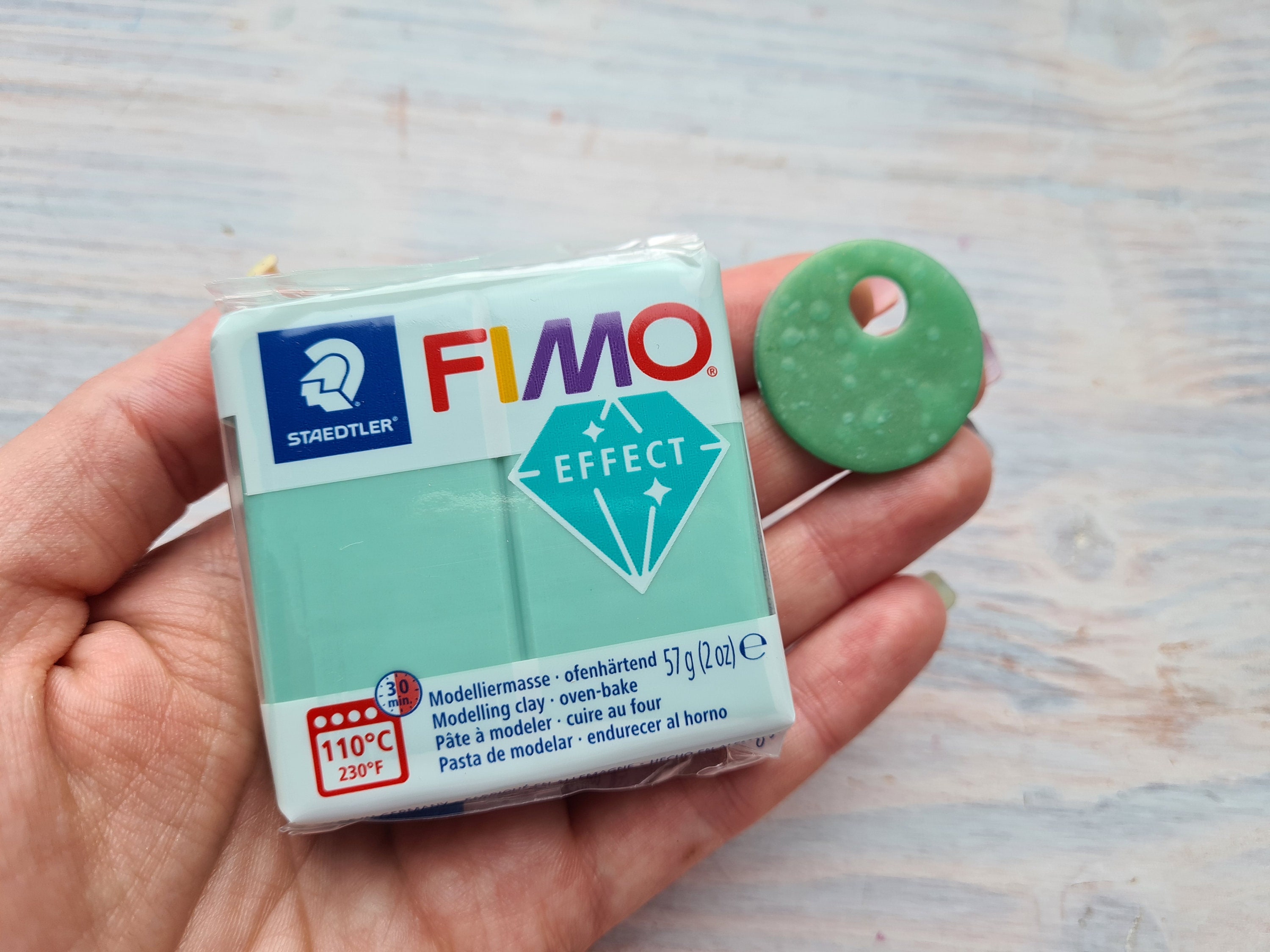 FIMO Effect Polymer Oven Modelling Clay - 57g - Set of 7 - Gemstone Finish