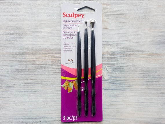 Sculpey Style /& Detail Tools Set Shape Smooth Detail /& Finish Polymer Clay
