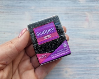 Sculpey Premo Accents, twinkle twinkle, Nr. 5540, 57g (2oz), Metallic, Pearl, Glitter Oven Bake Clay, Jewelry, Sculpting, Professional Art