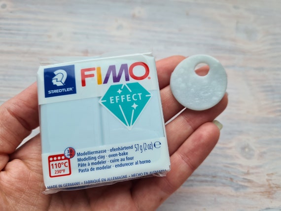 Fimo Effect Translucent Serie Polymer Clay, Red translucent, Nr