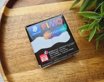 FIMO Professional, dolphin grey, Nr. 80, 57g (2oz), Oven-Bake Modeling Clay, Artists, Firm Texture, Sculpting, Jewelry, STAEDTLER Clay