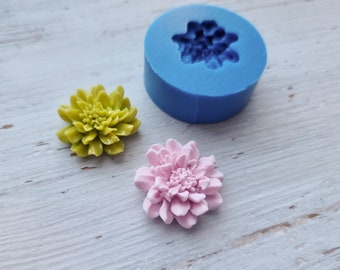 Silicone mold of Flower 2 ~ 1.7 cm, Modeling tool for accessories, jewelry, home decor, Shape for all types of polymer clay