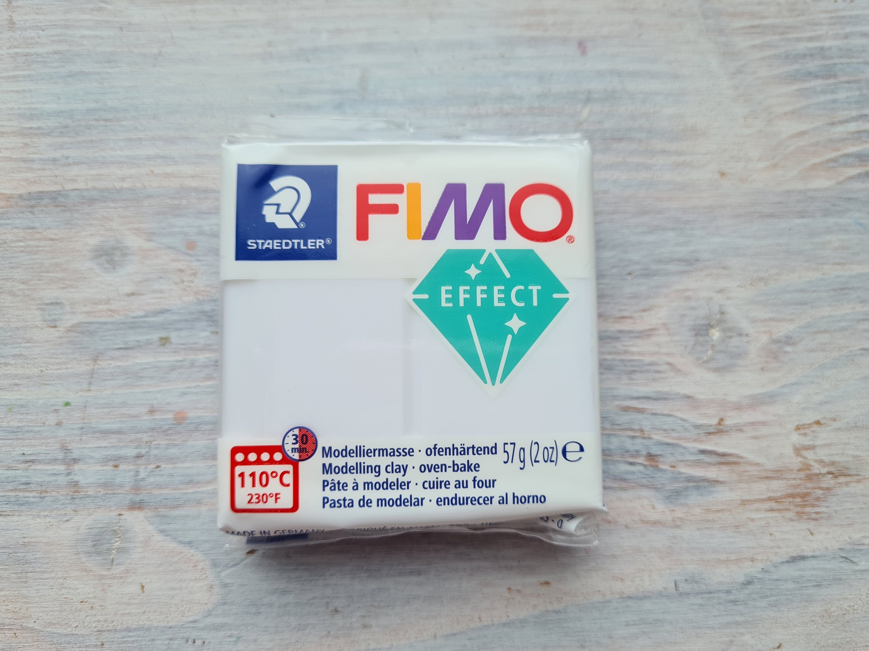 FIMO Effect oven-bake polymer clay, nightglow, Nr. 04, 57 gr