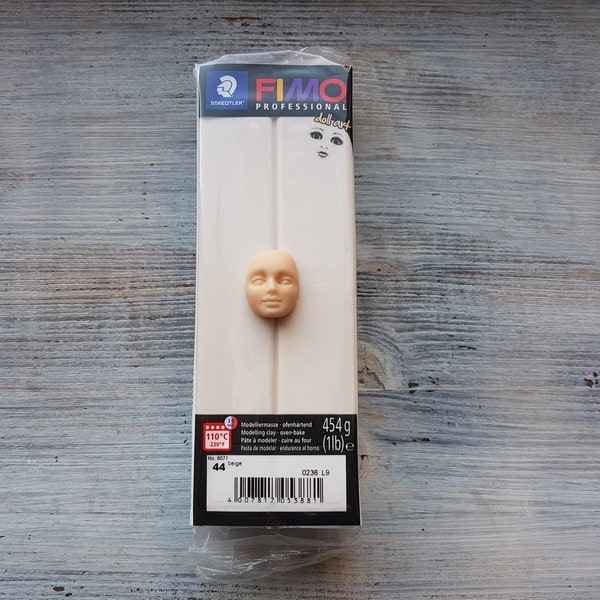 FIMO Professional Doll Art, Beige, Nr. 044, pâte polymère, 454 g (1 lb), pâte à modeler polymère durcissant au four pour poupées par STAEDTLER