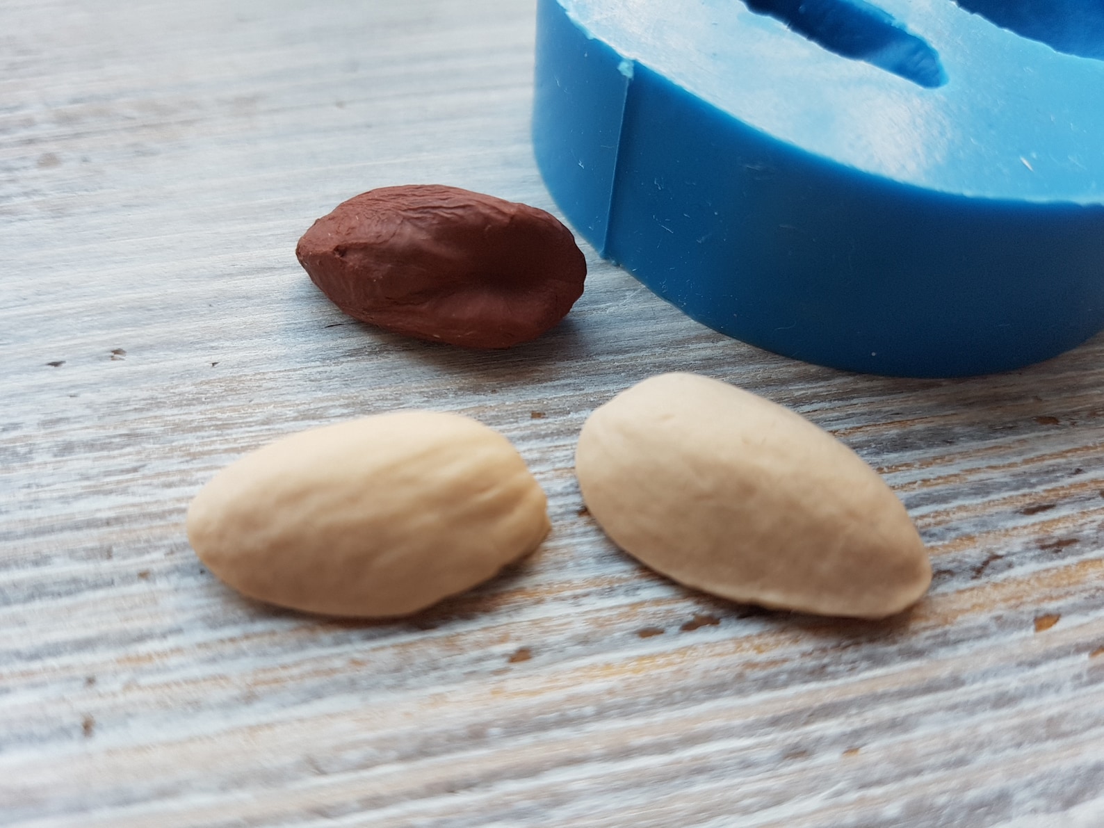 Silicone mold of Pistachios 12 cm Modeling tool for Etsy