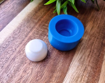 Stampo in silicone di una tazza, piccolo, ~ Ø 2,5 cm, H:1,5 cm, Strumento per modellare accessori, gioielli, decorazioni per la casa, Forma per tutti i tipi di argilla polimerica