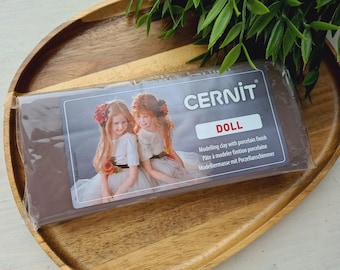 Cernit Doll, nougat, Nr. 808, 500g (17.6oz), Polymer clay, Professional Sculpting Clay for Doll, Miniature, Figure, Flesh Tone Modeling Clay