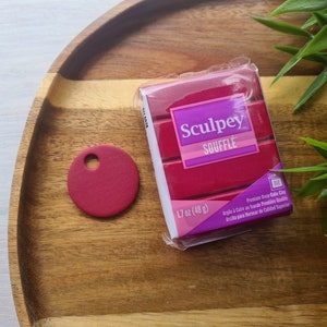Sculpey Souffle, cabernet, Nr.6028, 48g (1.7oz), oven-hardening polymer clay
