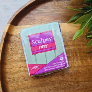 Sculpey Premo, sage, Nr.5076, 57g (2oz), oven-hardening polymer clay