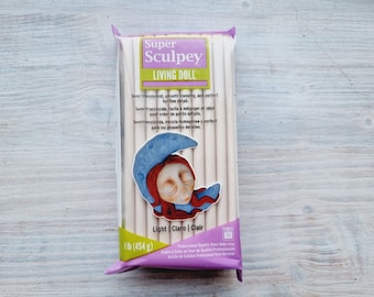Super Sculpey Firm 1lb 454g., Gray Color, Oven Baked Polymer Clay