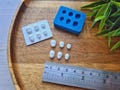 Silicone mold of Doll face, style 49, 6 elements, ~ 0.5-1 cm, H:0.4 cm,Polymer Clay,Resin, Soap Mold,Miniature Sculpting, Fondant,Cake Decor product logo