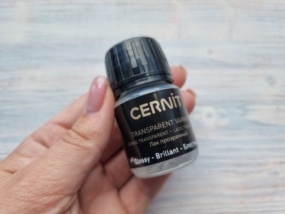 Cernit, barniz brillante, 30 ml, Medio de acabado y transparente