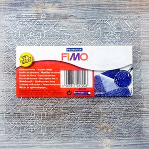 Fimo texture sheet Oriental, Used for decor and texture, Modeling and forming tool for polymer clay Sculpey, Fimo, Pardo, Cernit, Kato