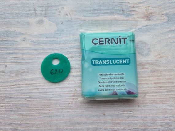 Cernit TRANSLUCENT White Polymer Clay 500g 