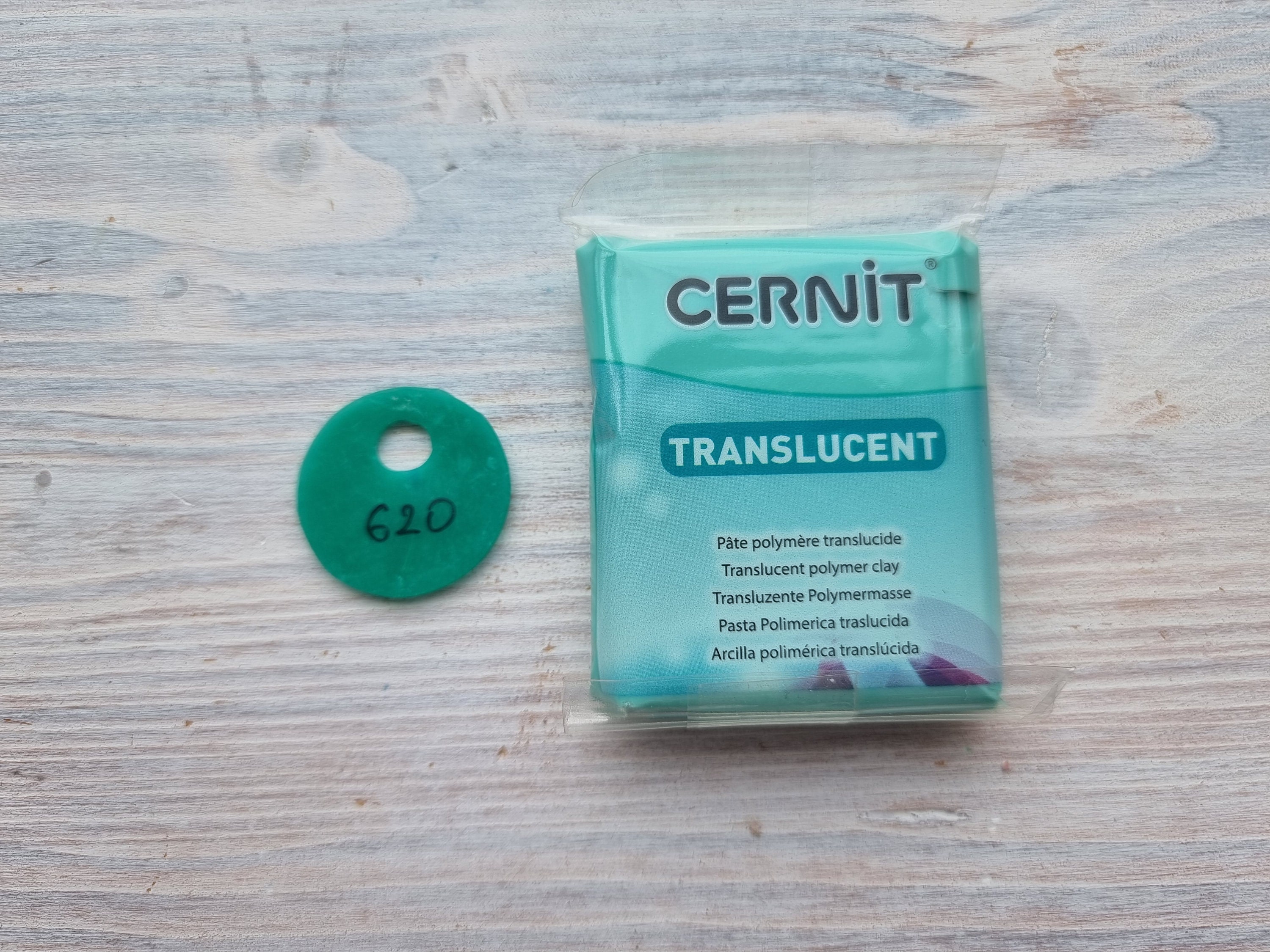 Cernit Polymer Clay Translucent 56g (2oz) - Sapphire – Clay Craze Studio