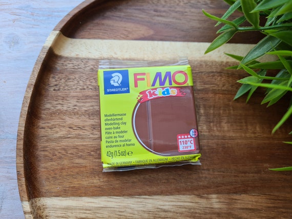 FIMO Kids, Brown, Nr. 7, 42g 1.5oz, Oven-hardening Polymer Clay, STAEDTLER  -  Canada