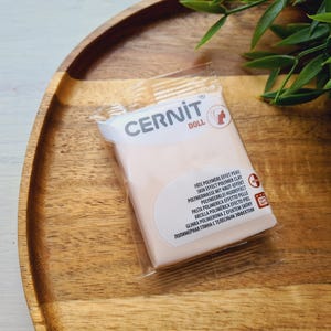 Cernit Doll, rose-beige, Nr. 425,56g(2oz), polymer clay, Professional Sculpting Clay for Dolls, Miniatures, Figures,Flesh Tone Modeling Clay