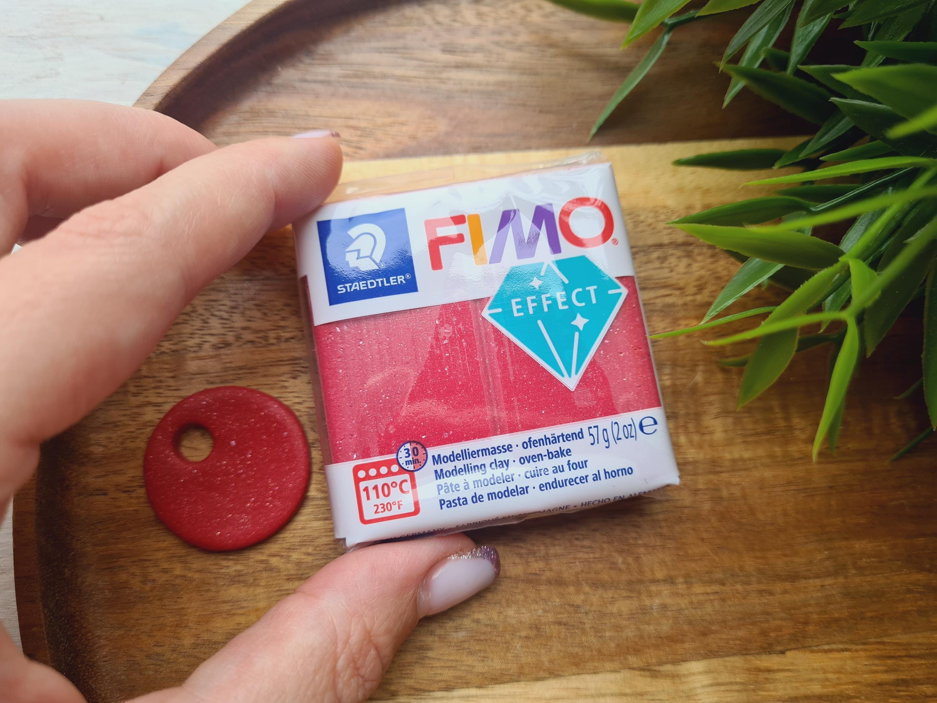 STAEDTLER 8020-602 - Fimo Effect normaal blok, 57 g, paarse