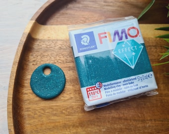 FIMO Effect, green (galaxy), Nr.562, 57g (2oz), Oven-Bake Modeling Clay, Jewelry, Sculpting, DIY Crafts, Professional Clay by Staedtler