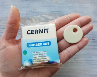 CERNIT Number One serie polymer clay, champagne, Nr. 045, 56g (2oz), Oven-hardening polymer modeling clay