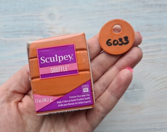 Sculpey Souffle Pumpkin, Nr. 6033, Oven-Bake Polymer Clay, 48 Gr, oven-bake polymer clay