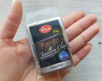 Pardo Jewelry and Art, Sapphire, 602, 56 Gr, Oven-bake Polymer