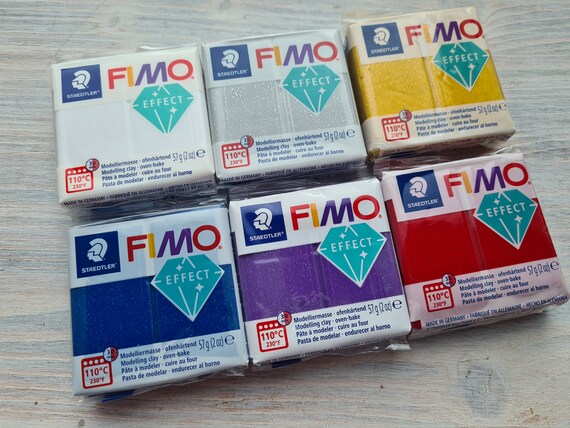 FIMO Soft & Effect Polymer Oven Modelling Clay - 57g - Set of 8 - Purple  Tones