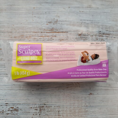Super Sculpey Living Doll Modelliermasse - 1lb Espresso Farbe
