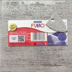 Fimo flexile texture sheet Baroque, Used for decor and texture, Modeling and forming tool of polymer clay Sculpey, Fimo, Pardo, Cernit, Kato