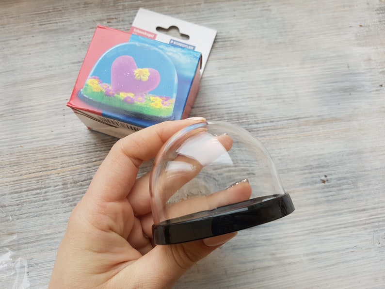 Snow Globe to Design Yourself, Snowball, Plastic Snow Globe, FIMO Snow ...