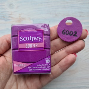 Sculpey Souffle Grape, Nr. 6002, Oven-Bake Polymer Clay, 48 Gr, oven-bake polymer clay