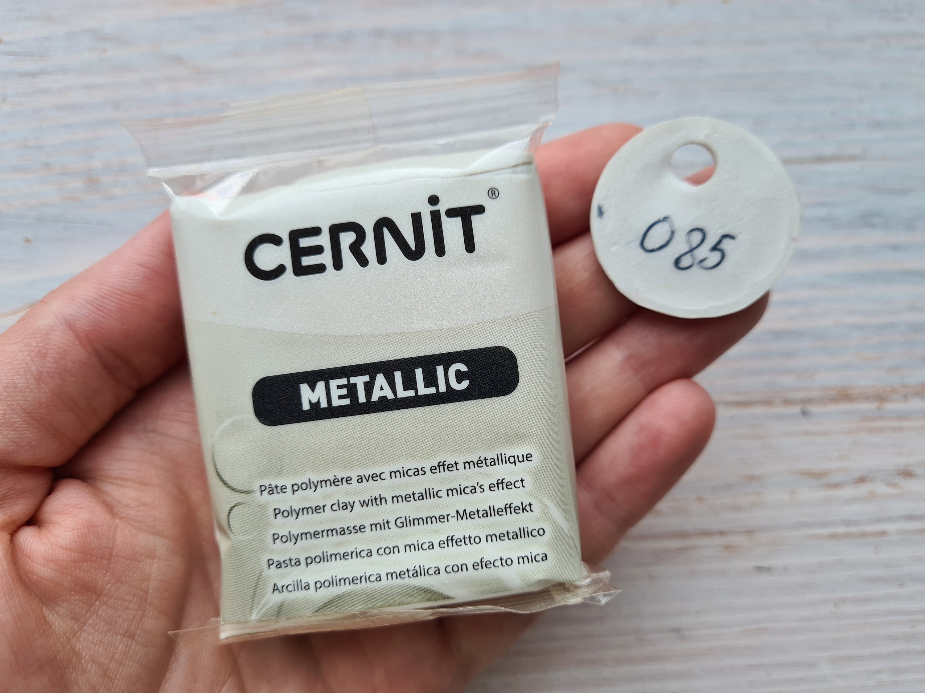 CERNIT Serie Metálica arcilla polimérica, perla, Nr. 085, 56 g 2 oz, arcilla  polimérica para modelar que se endurece al horno -  México