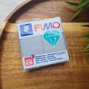 FIMO Effect, silver (metallic), Nr. 81, 57g (2oz), oven-hardening polymer clay, STAEDTLER