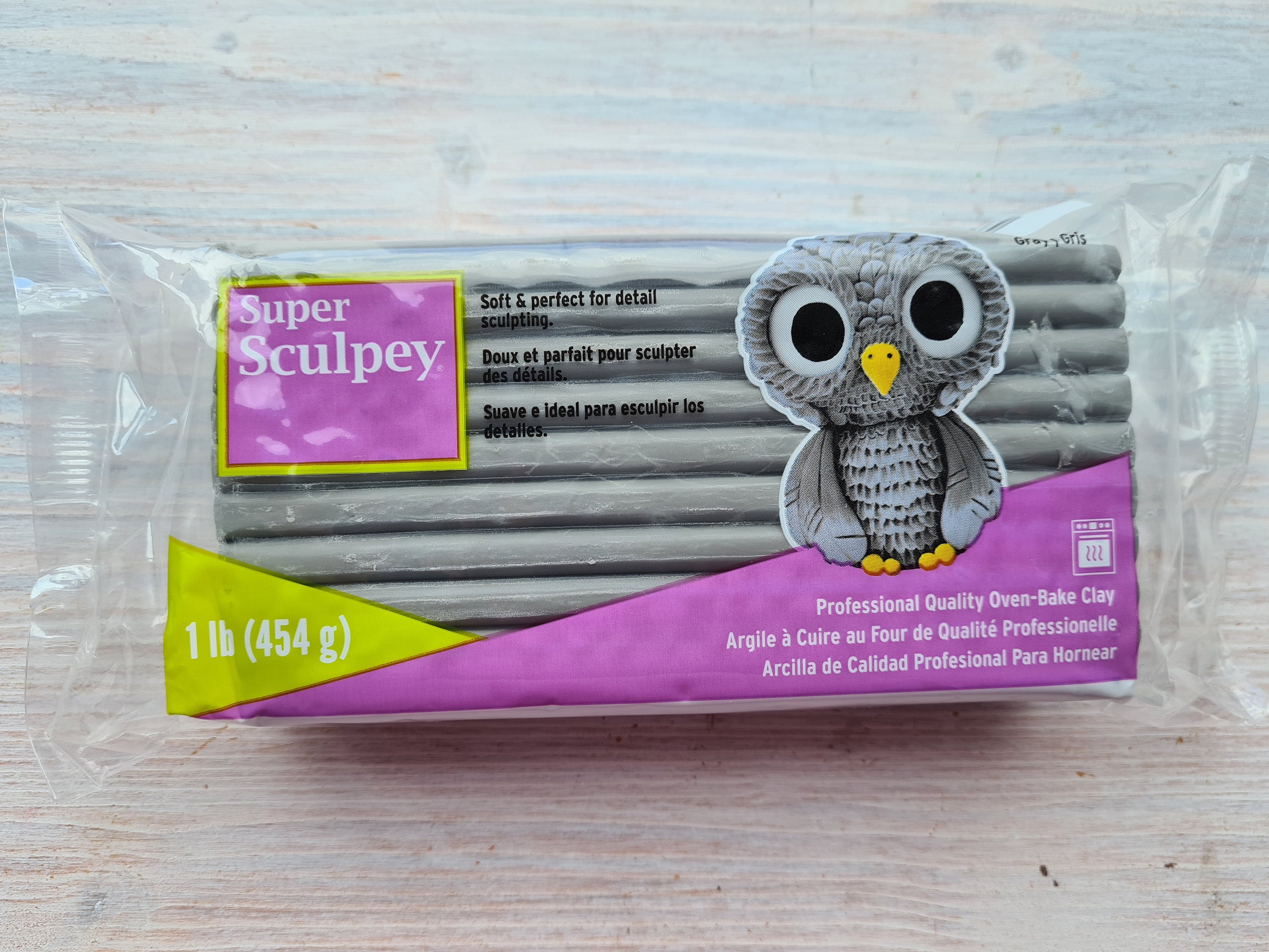  Super Sculpey Sculpting Compound Extra-Firm Gray Oven