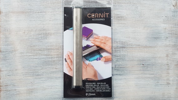 Cernit stainless steel roller for polymer clay