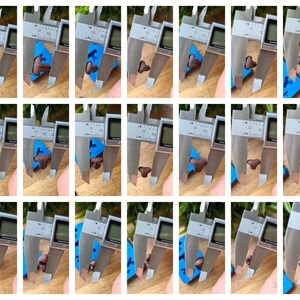 Silicone mold of Cat nose, style 2, 7 elements, ~ 0.5-1.9 cm, H:0.3-0.8 cm, Realistic Animal Nose Mold,Polymer Clay, Resin,Dolls,Teddy Bears image 3