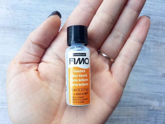 FIMO Varnish, Gloss, With Brush, 10ml, Finishing and Transparent Medium for  Polymer Clay,smoothing and Textured Tool for Polymer Clay Crafts 