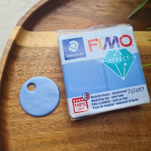 FIMO Effect, metallic blue, Nr. 31, 57g (2oz), Oven-Bake Modeling Clay, Jewelry, Sculpting, DIY Crafts, Professional Clay by Staedtler