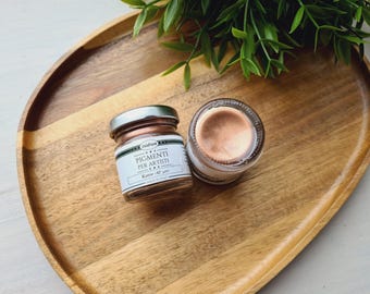 Metallic pigment for epoxy resins, copper, 25 ml, Iridron, Artist Metal Pigment, Shimmer Metallic Effect for Polymer Clay, Resin, Jewelry