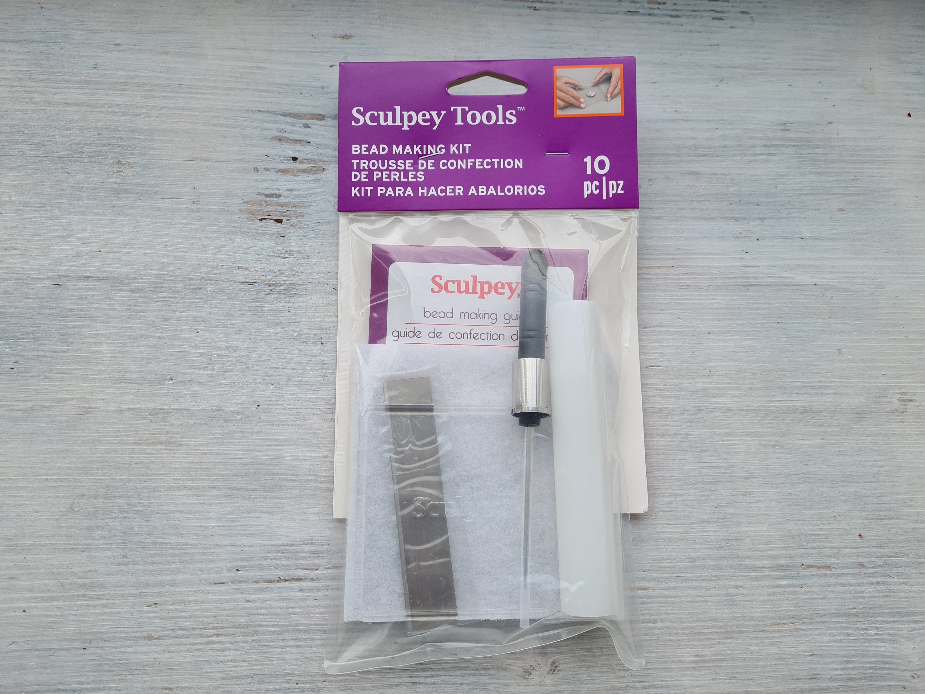 Sculpey Bead Making Kit, Set of 10 Pieces for Making