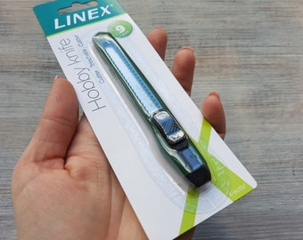 Kleines Schreibwarenmesser, Hobby Linex, 9 mm, CK 400, Modellier- und Modelliermasse Sculpey, Fimo, Pardo, Cernit, Kato, Metalclay