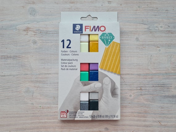 FIMO Polymer Clay Modelling Clay Effect Metallic 5 Pack 