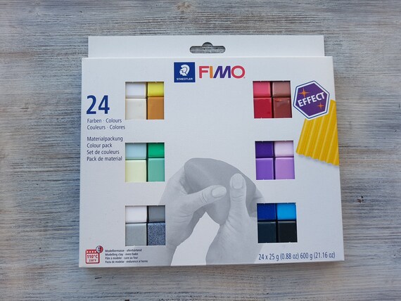 24-Piece FIMO® Soft Polymer Clay Set - Basic Colours