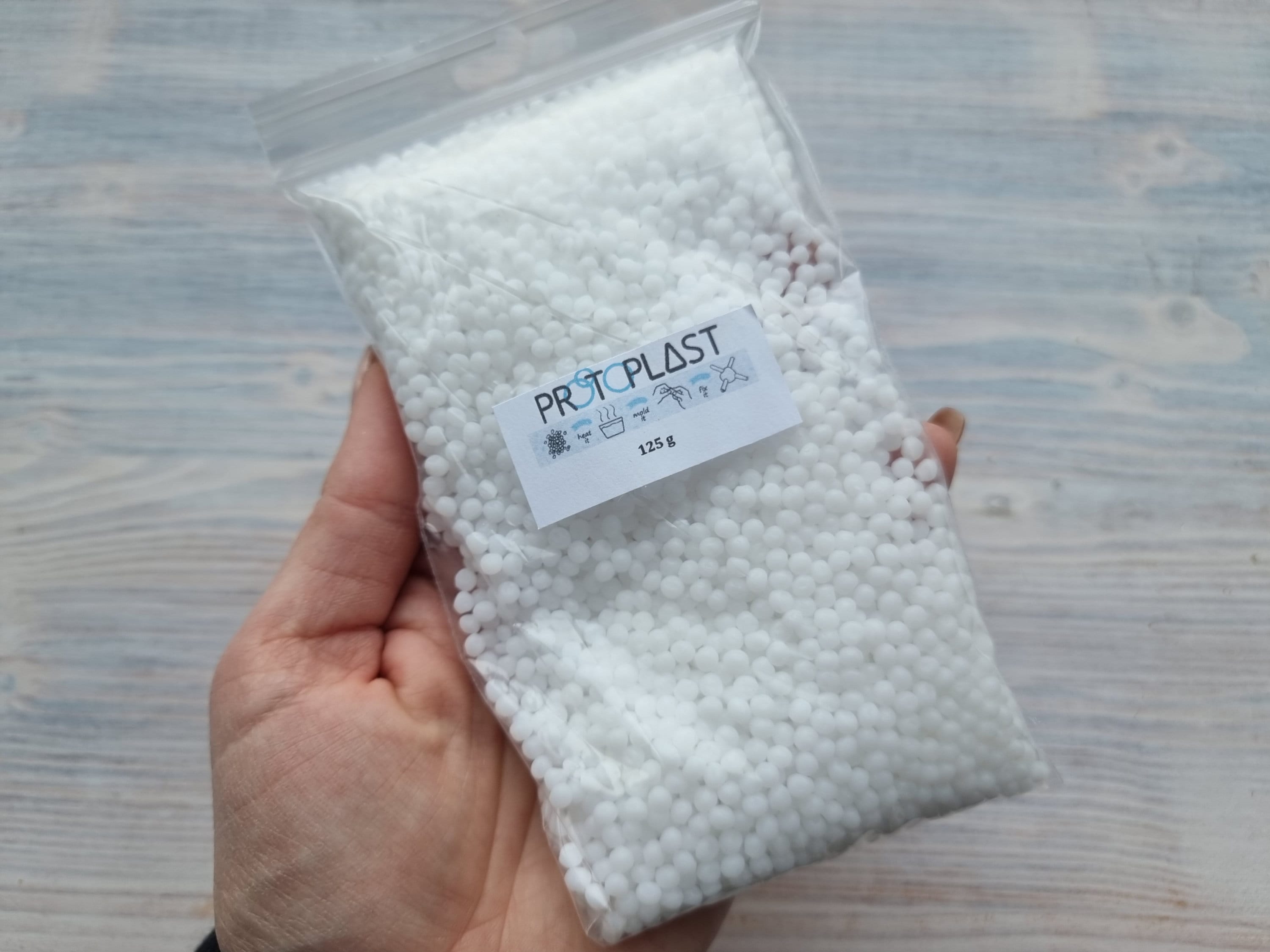 Moldable Thermoplastic Beads, White Pellets for DIY Crafts (10.5