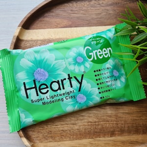 Padico Hearty, green, super lightweight modeling clay, 50 g