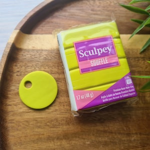 Sculpey Souffle, citron, Nr.6019, 48g (1.7oz), oven-hardening polymer clay