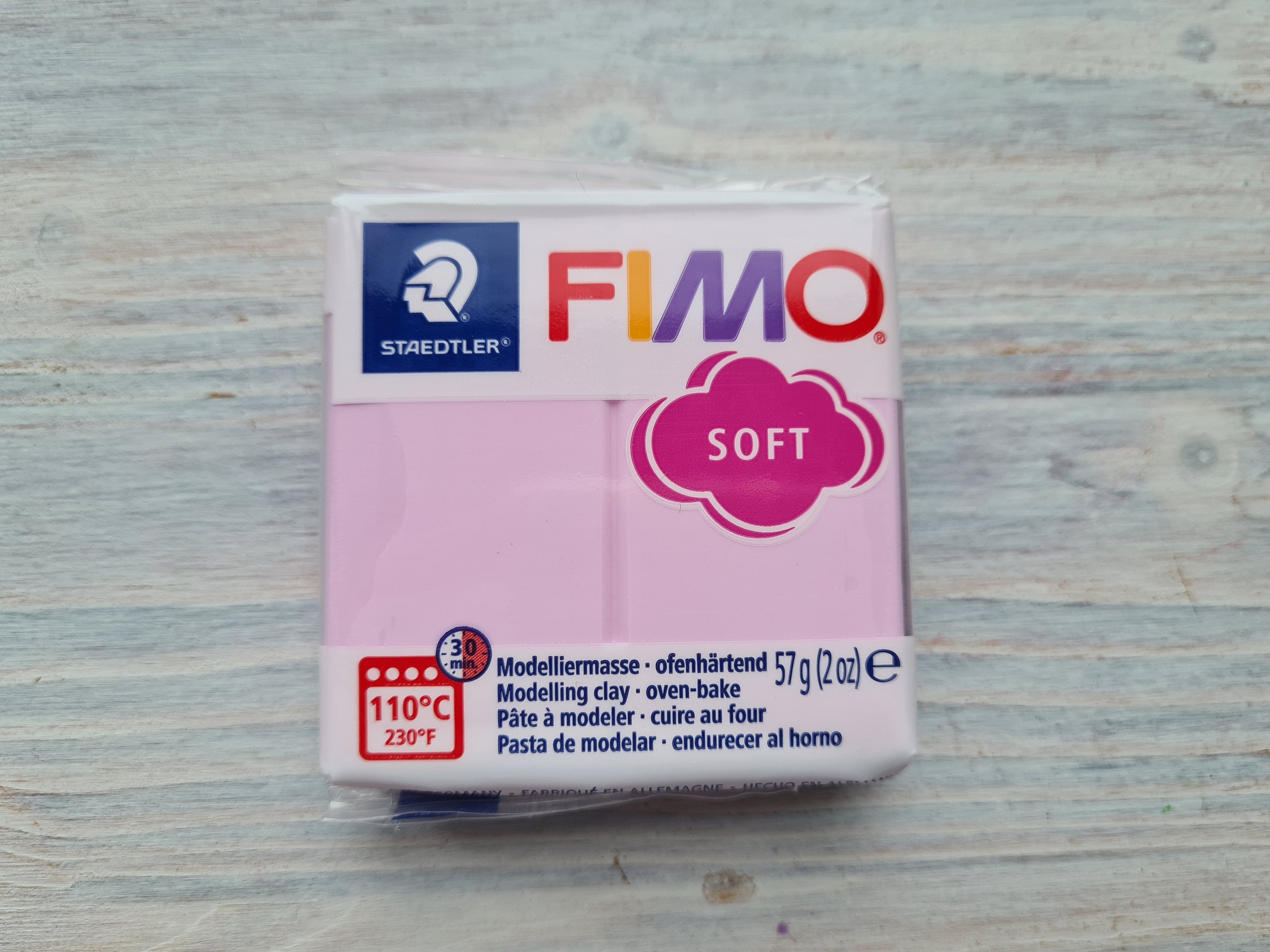 SG Education FIMO 8020 0 Fimo Soft Modelling Clay, 57 g, White