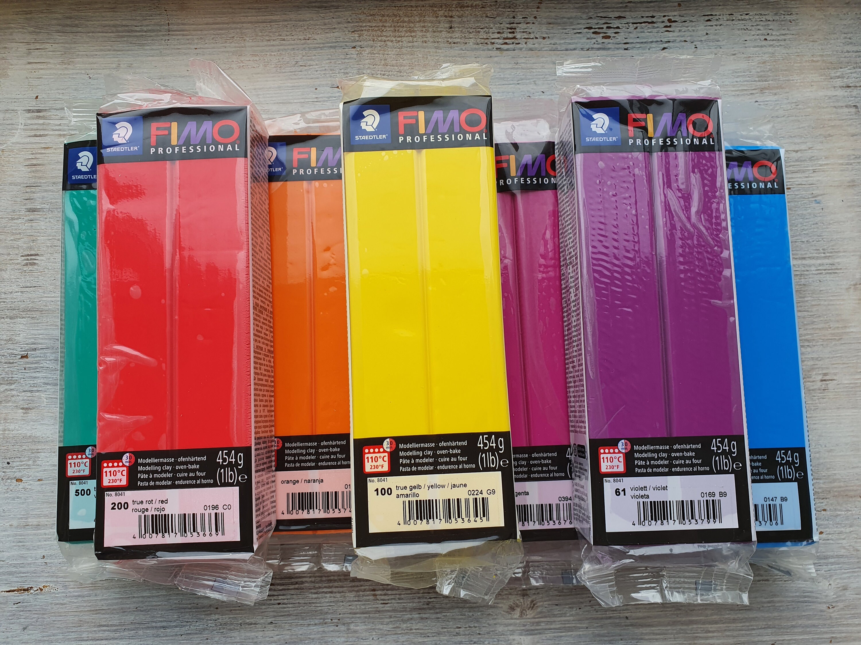 Fimo Professional (85gr) Arcilla polimérica (Variedad de colores) – Entre  Colores y Formas