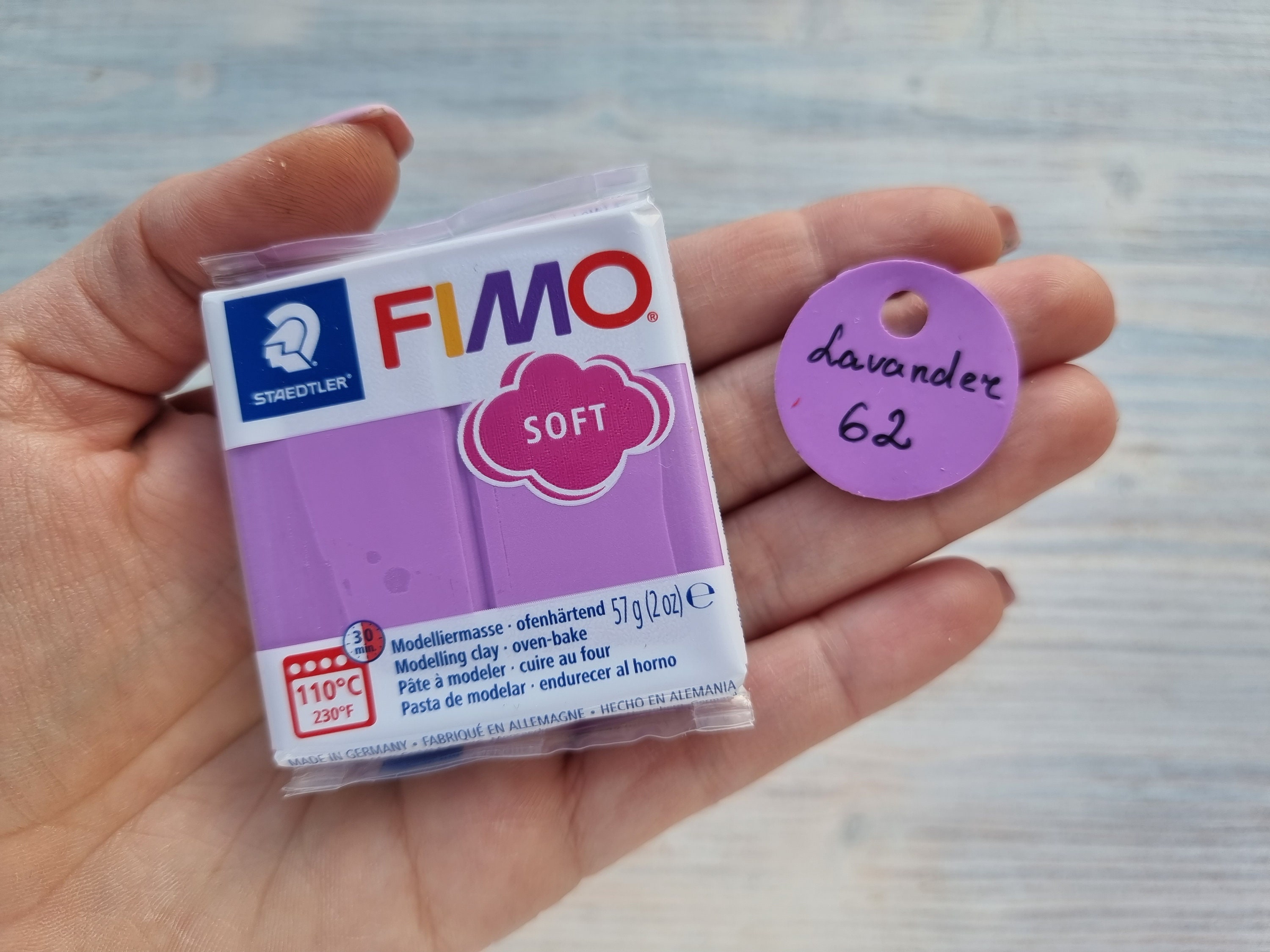 Pâte Fimo Soft Lavande 62  Loisirs créatifs et modelage